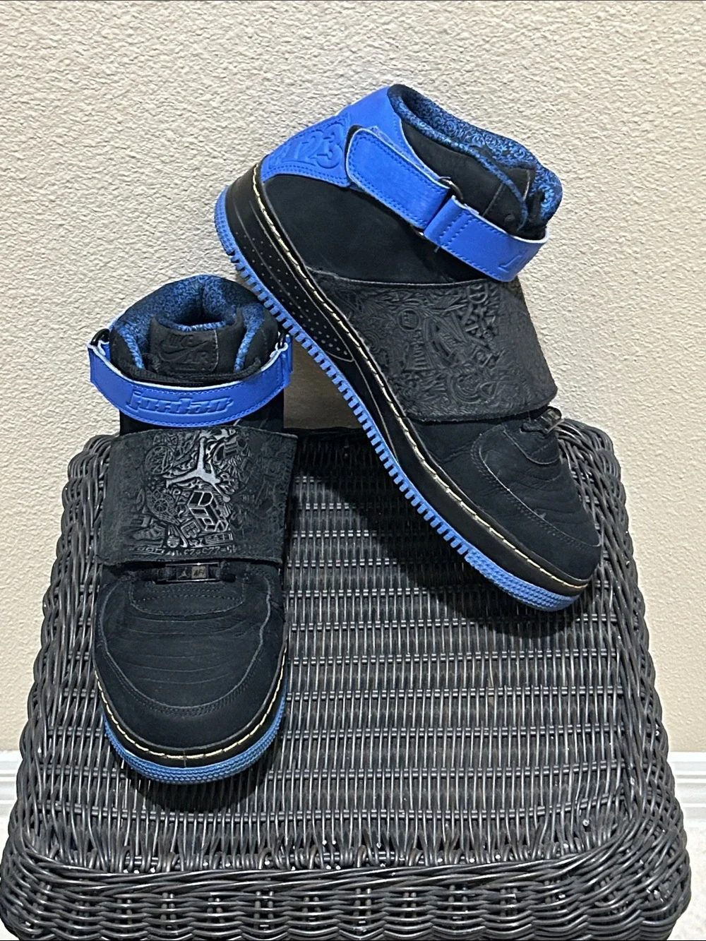 Size 11.5 Air Jordan Fusion 20 Black University Blue 331823-071